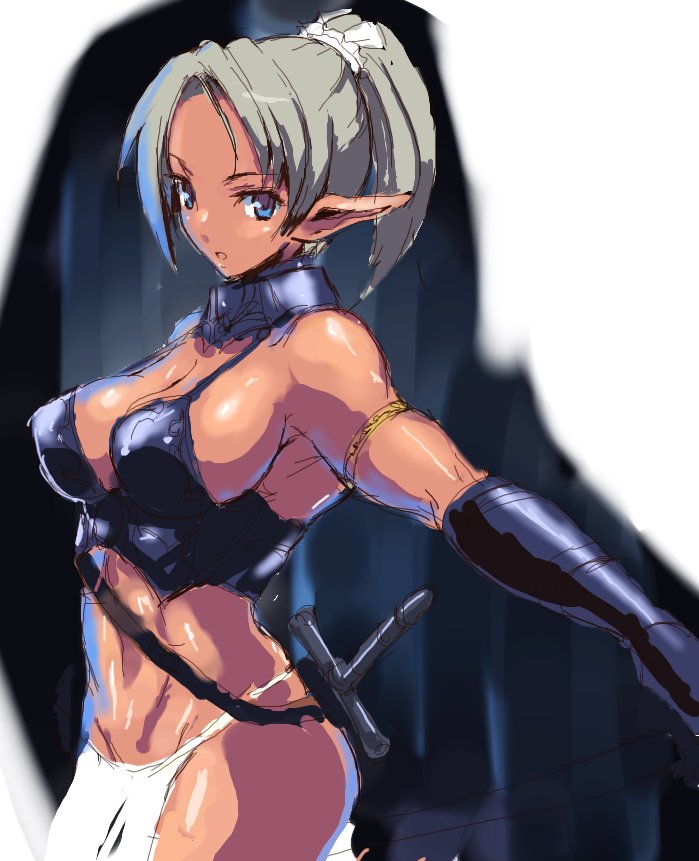 褐色エルフさん